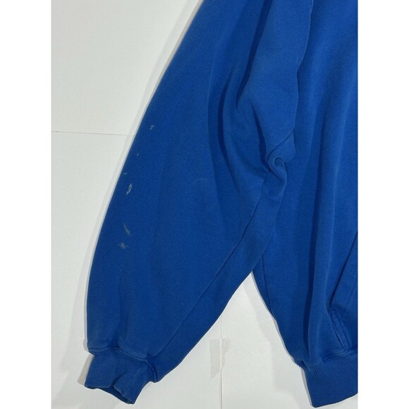 VTG Fox Racing Hoodie Men Large Blue Pullover Motocross Camo Logo Promo 90s Y2K - Picture 9 of 14